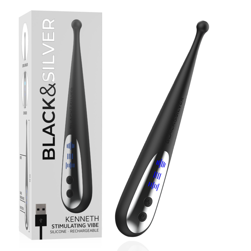 Black&Silver Vibra Stimolante Kenneth - Massaggiatore esterno