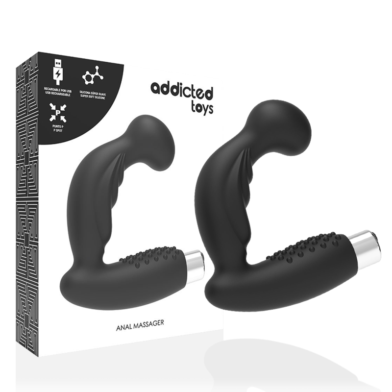 Addicted Toys Prostatico - Accessorio intimo, colore 3 nero