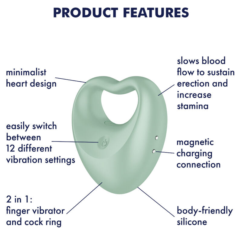 Satisfyer Perfetta 3 Verdi - Accessorio intimo - in mano per le dimensioni