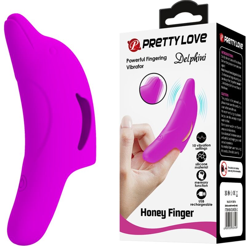 Pretty Love Potente - Accessorio intimo, colore viola - vista laterale