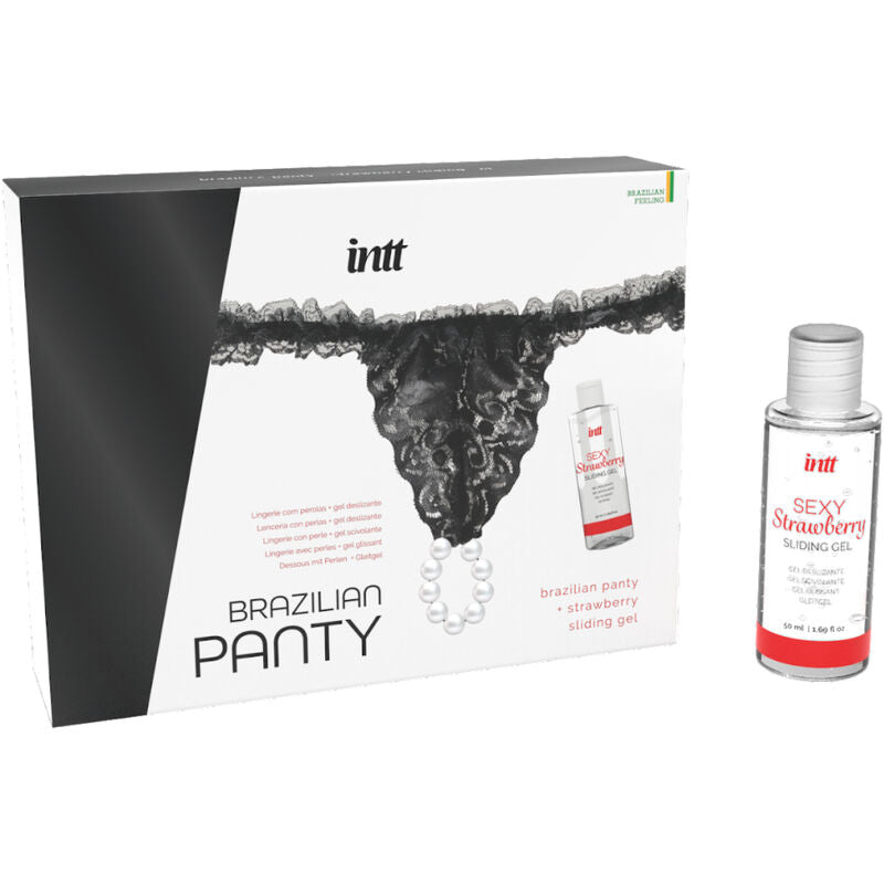 Intt Releases Brasiliano 50 ml - Lubrificante, kit da 3 - vista laterale