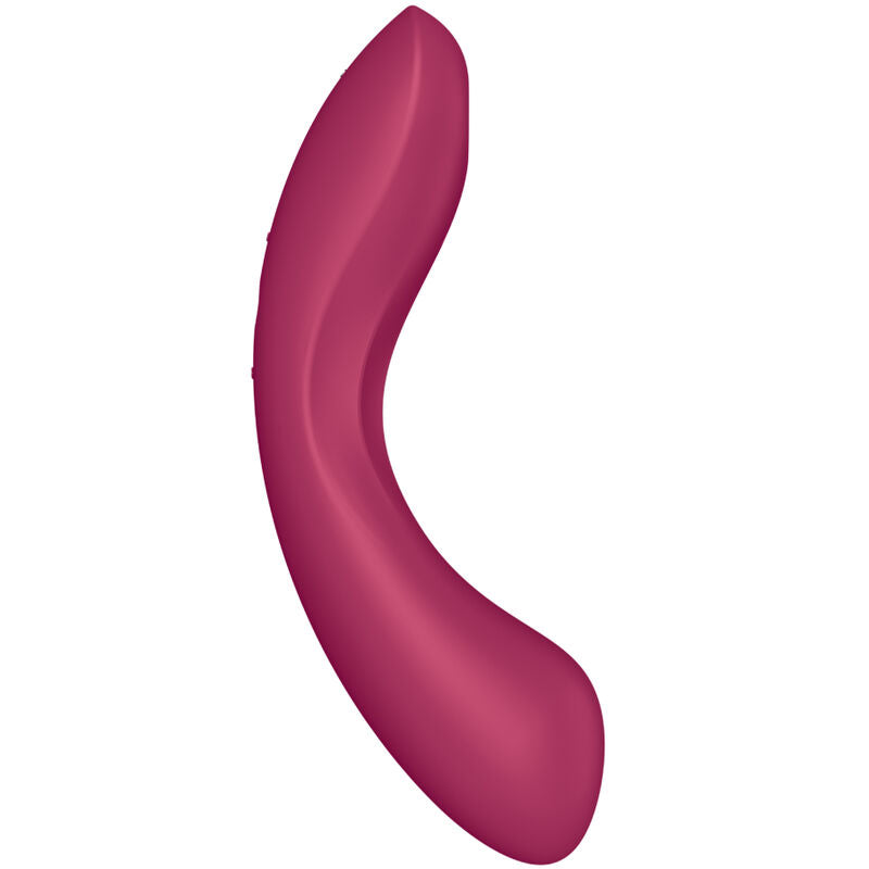 Satisfyer Curve Trinity 1 Air Pulse - Massaggiatore ad aria pulsata, colore rosso - vista frontale