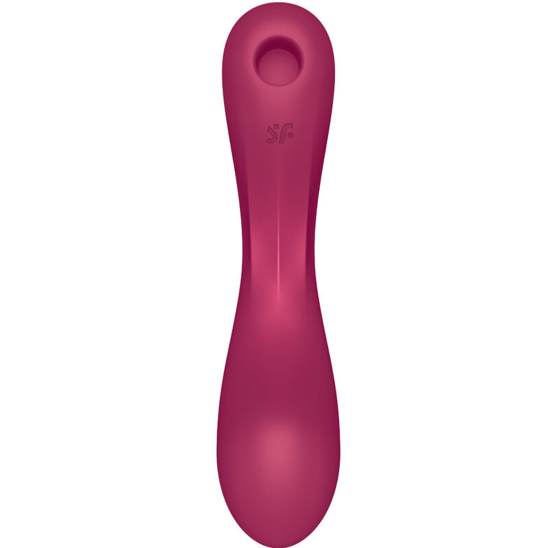 Satisfyer Curve Trinity 1 Air Pulse - Massaggiatore ad aria pulsata, colore rosso - nella confezione