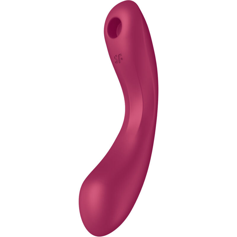 Satisfyer Curve Trinity 1 Air Pulse - Massaggiatore ad aria pulsata, colore rosso - dettaglio