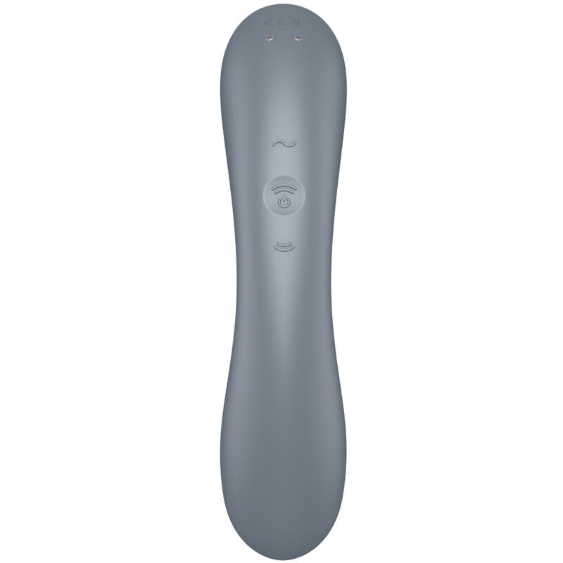 Satisfyer Curve Trinity 1 Air Pulse - Massaggiatore ad aria pulsata, colore grigio - retro