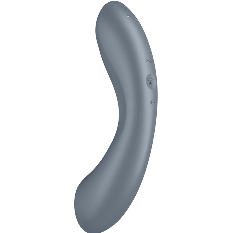 Satisfyer Curve Trinity 1 Air Pulse - Massaggiatore ad aria pulsata, colore grigio - dettaglio