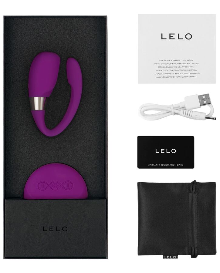 LELO Insignia Tiani 3 - Massaggiatore con telecomando, colore rosa profondo - dettaglio