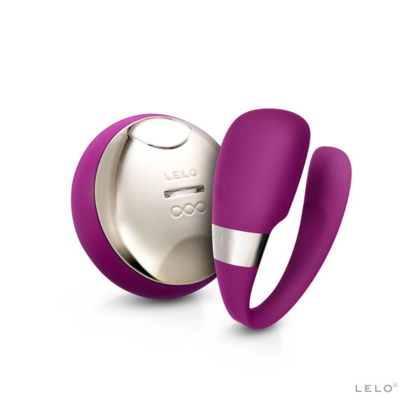 LELO Insignia Tiani 3 - Massaggiatore con telecomando, colore rosa profondo - nella confezione