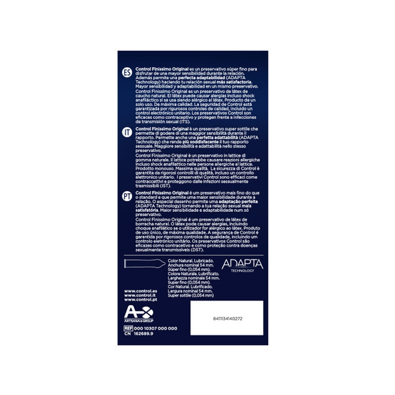 Control Finissimo Condoms 24 Units - Preservativi - vista laterale