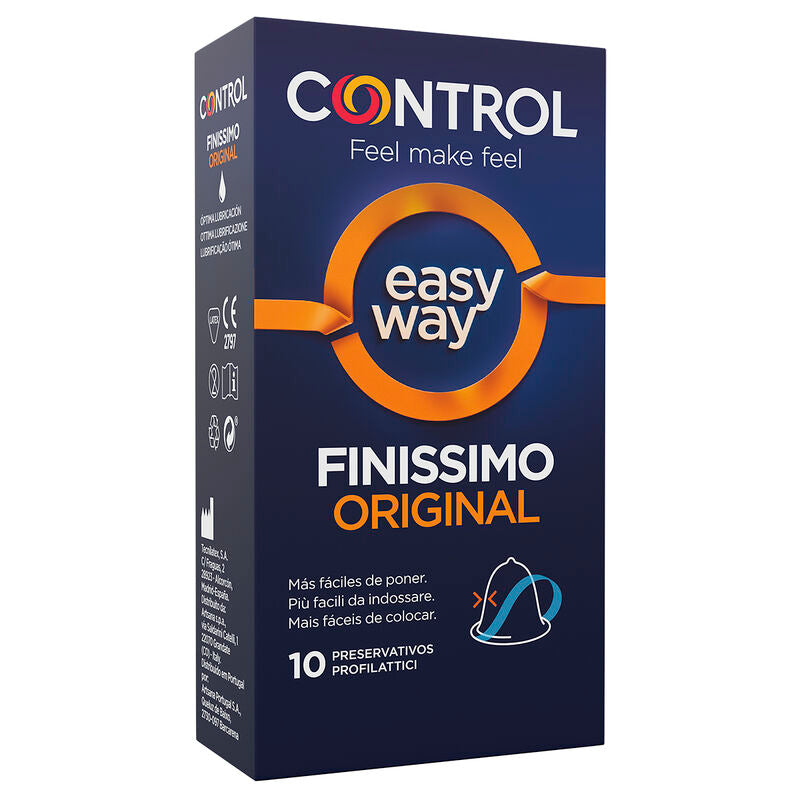 Control Adapta Easy Way Finissimo 10 pezzi - Preservativi, kit da 3