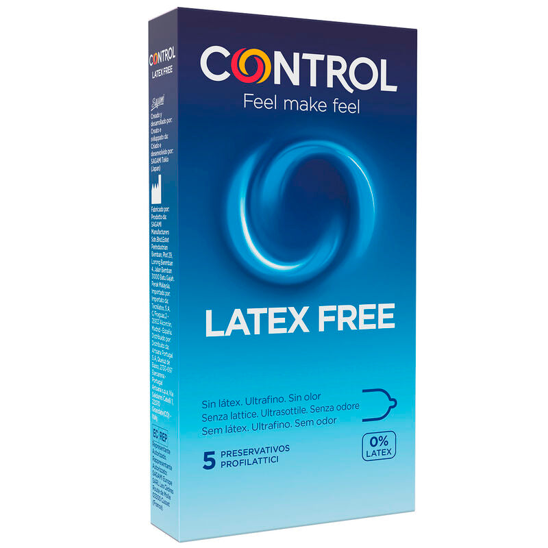 Control Free Sin Latex Condoms 5 Units - Preservativi, kit da 3