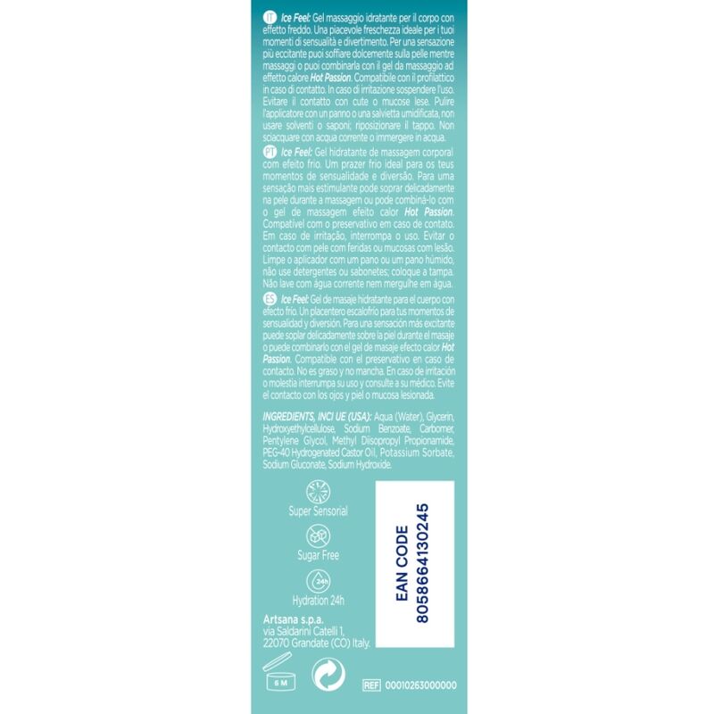 Control Gel 3 200 ml - Lubrificante, kit da 3 - vista laterale