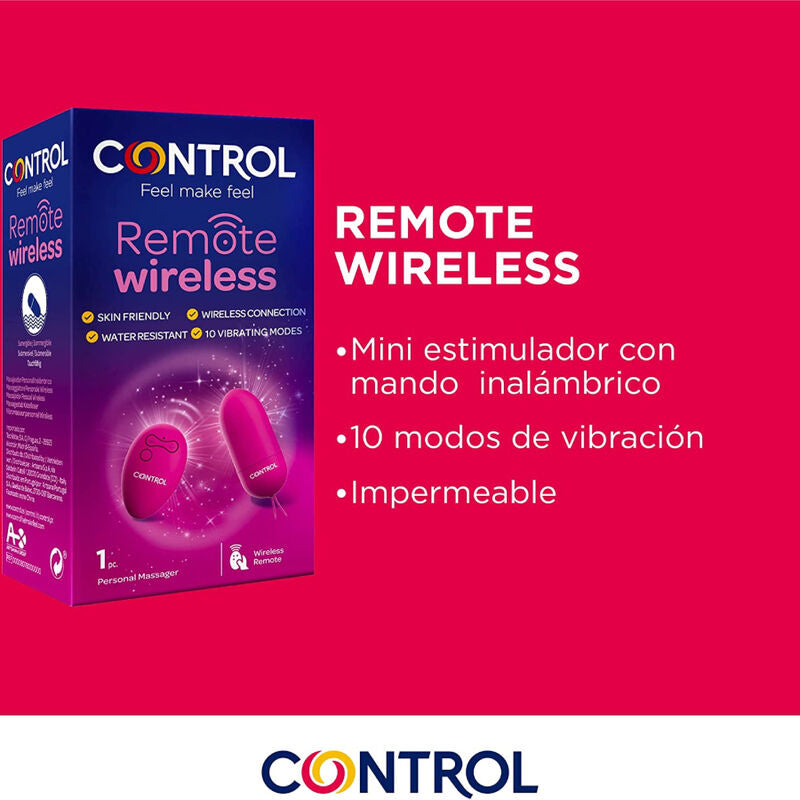 Control Senza Fili - Massaggiatore con telecomando - dettaglio