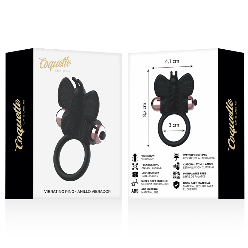 Coquette Chic Desire Farfalla - Anello per uomo - vista laterale