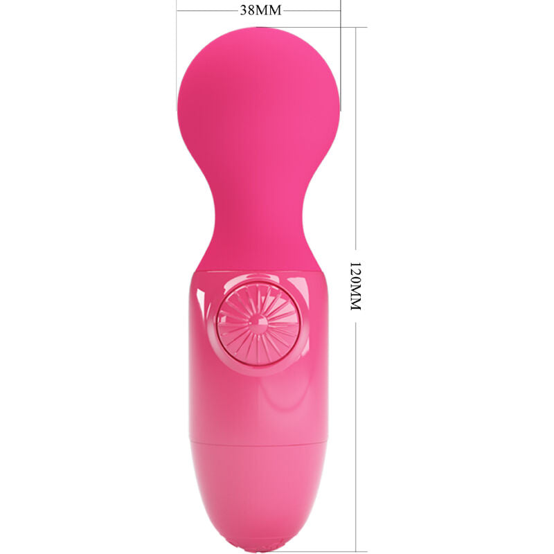 Pretty Love Personale - Massaggiatore, colore magenta - in mano per le dimensioni