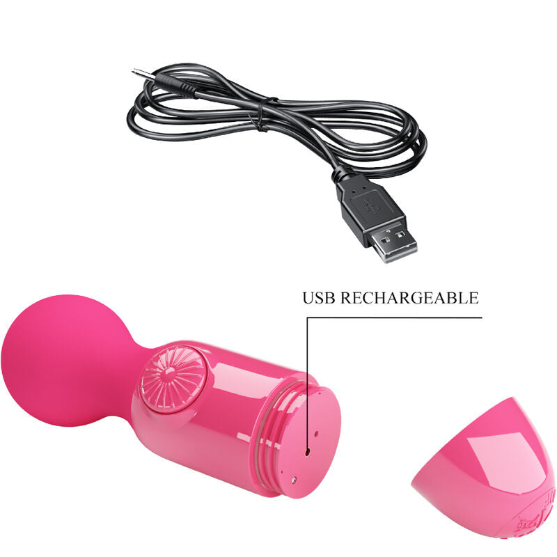 Pretty Love Personale - Massaggiatore, colore magenta - retro