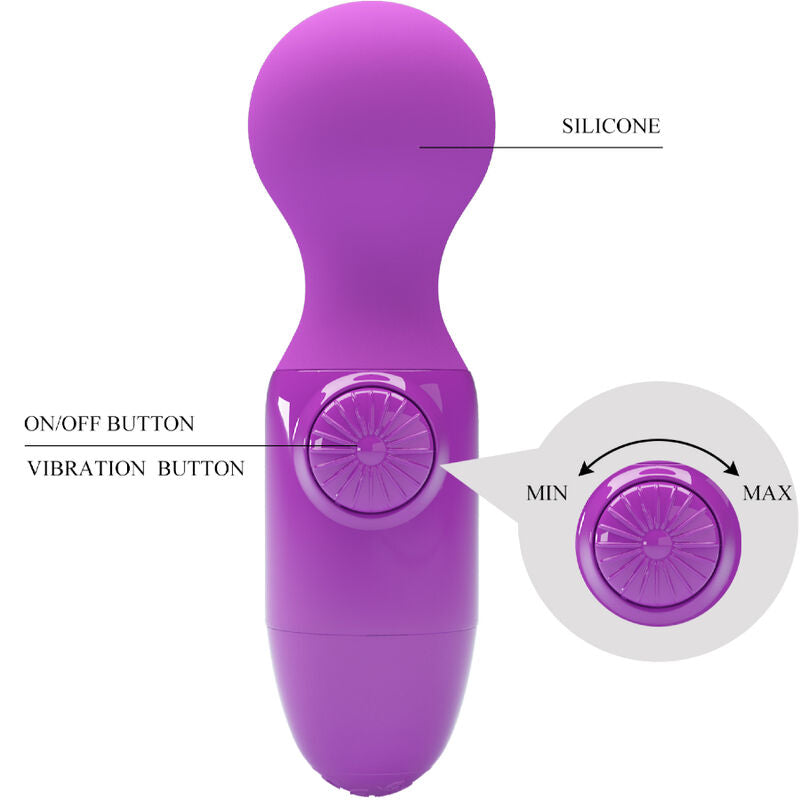 Pretty Love Personale - Massaggiatore, colore viola - vista frontale