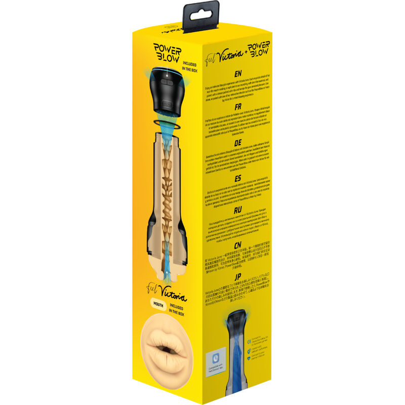 Kiiroo Combo Powerblow Feel Victoria June Boca - Accessorio intimo - vista frontale