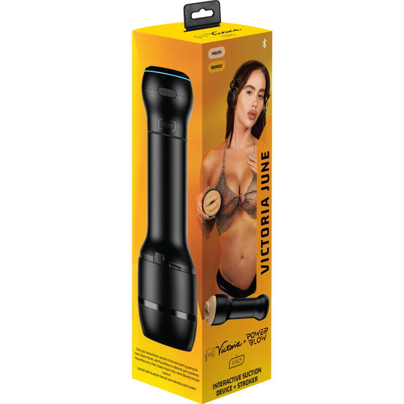 Kiiroo Combo Powerblow Feel Victoria June Boca - Accessorio intimo - retro
