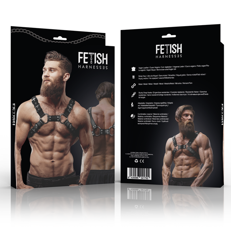 Fetish Submissive Attitudine Imbracatura - Accessorio intimo - retro