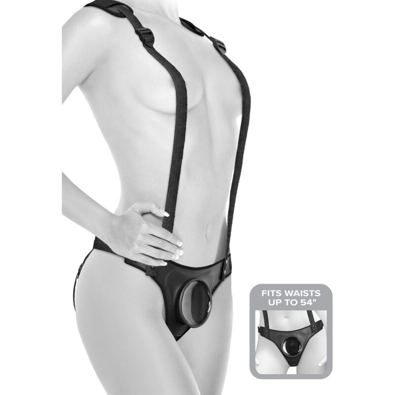 Pipedreams Dock Bretelle Strap ON - Accessorio intimo - vista laterale