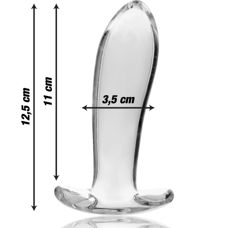 Nebula Series By Ibiza 5 Plug Vetro Borosilicato - Accessorio intimo, colore trasparente - dettaglio