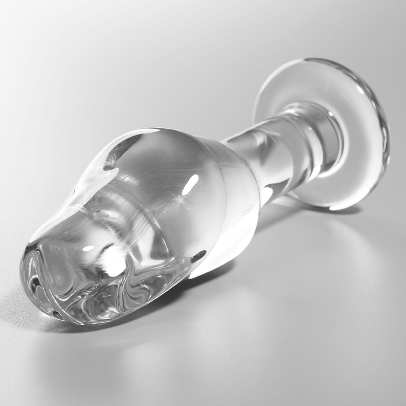Nebula Series By Ibiza 6 Plug Vetro Borosilicato - Accessorio intimo, colore trasparente - vista laterale