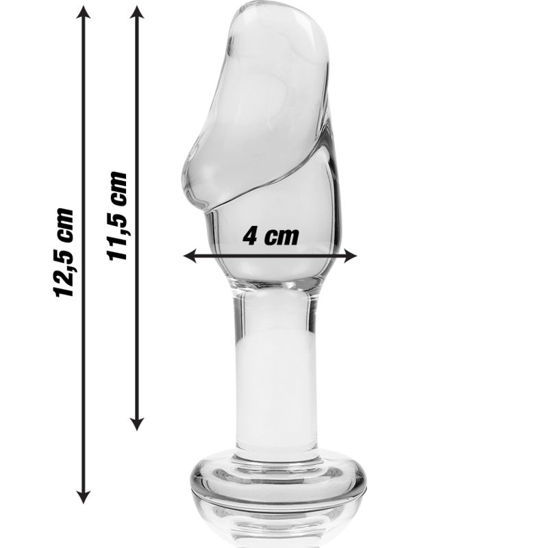 Nebula Series By Ibiza 6 Plug Vetro Borosilicato - Accessorio intimo, colore trasparente - dettaglio