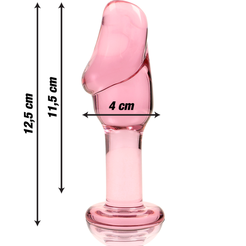 Nebula Series By Ibiza 6 Plug Vetro Borosilicato - Accessorio intimo, colore rosa - dettaglio