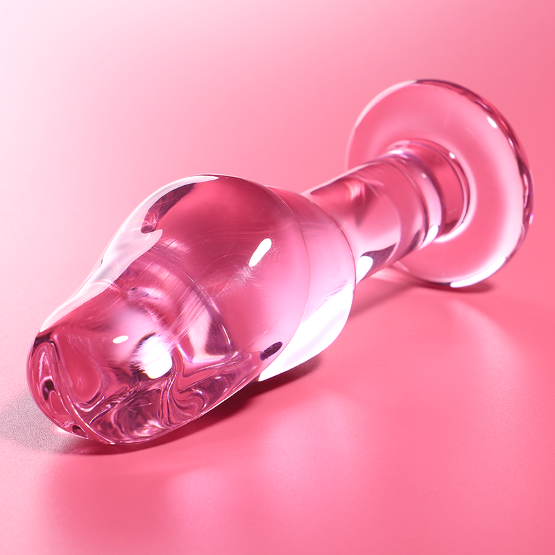 Nebula Series By Ibiza 6 Plug Vetro Borosilicato - Accessorio intimo, colore rosa - vista laterale