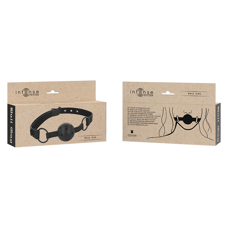 Intense Ball Gag - Accessorio intimo - in mano per le dimensioni