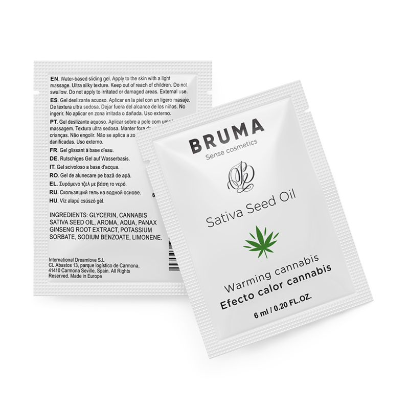 Bruma Gel Scorrevole All''olio 6 ml - Lubrificante, kit da 3 - vista laterale