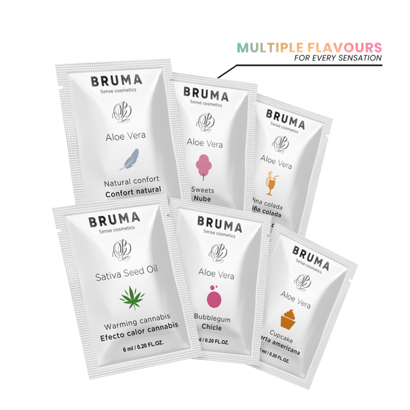 Bruma Aloe Vera Gel Scorrevole Naturale Confort 6 ml - Lubrificante, kit da 3 - vista frontale