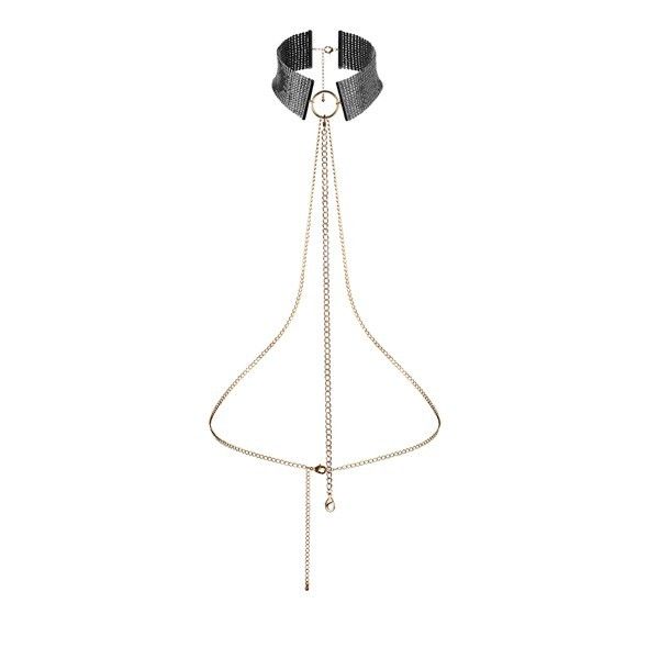 Bijoux Indiscrets DÃ Sir MÃ Tallique Collana Metallica - Lingerie, colore nera - dettaglio