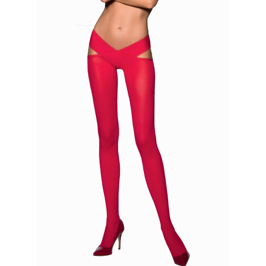 Passion Tiopen 005 - Lingerie, colore rosso - vista laterale
