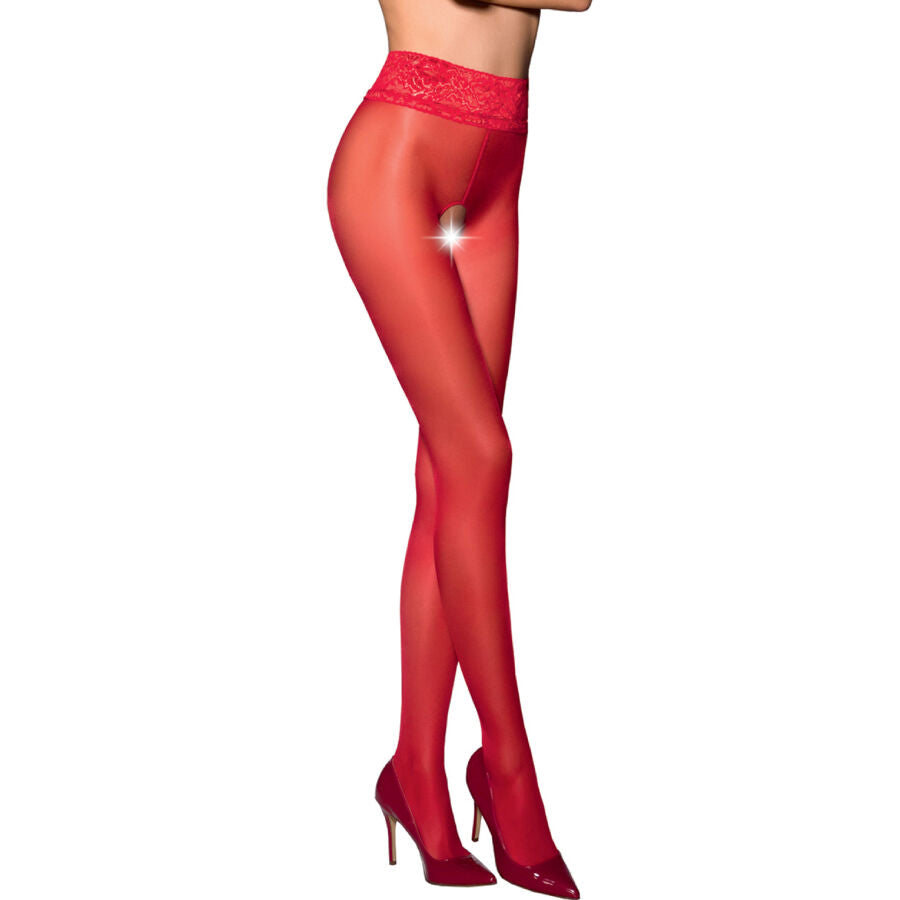 Passion Tiopen 008 - Lingerie, colore rosso - vista laterale