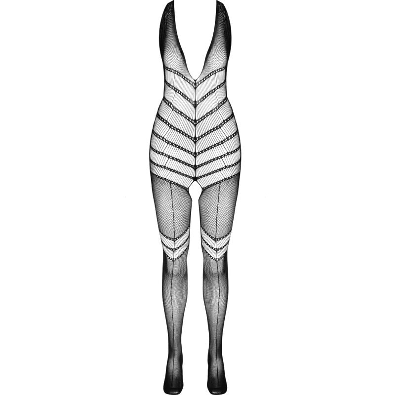 Passion Bs100 - Bodystocking, colore nero - in mano per le dimensioni