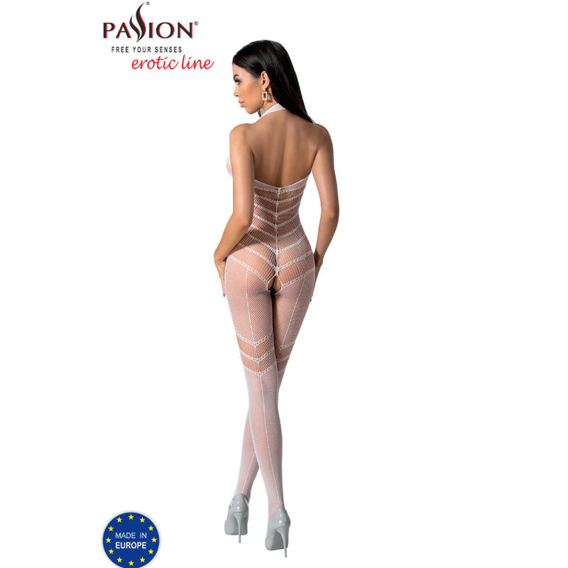Passion Bs100 - Bodystocking, colore bianco - nella confezione