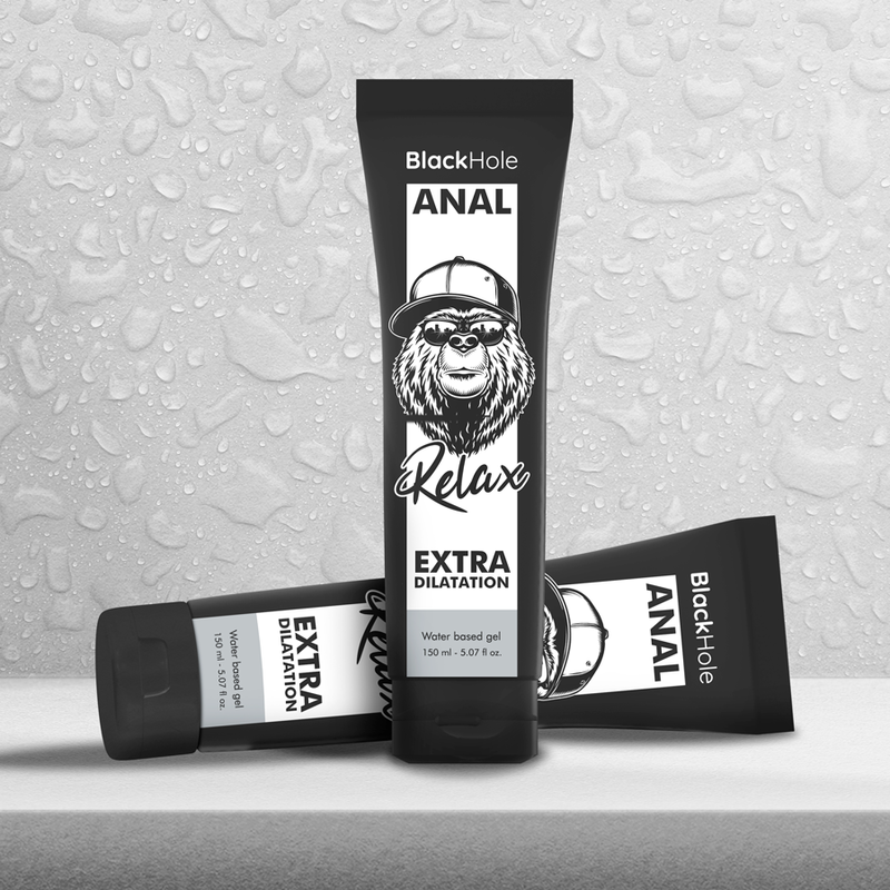 Black Hole Gel 150 ml - Lubrificante, kit da 3 - retro