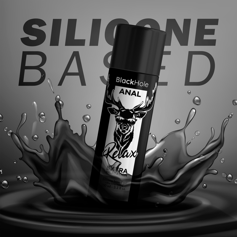 Black Hole Gel Dilatazione 100 ml - Lubrificante, kit da 3 - nella confezione