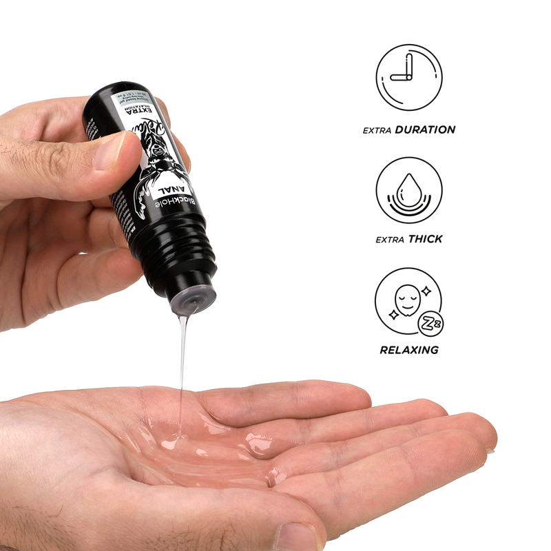 Black Hole Gel Dilatazione 30 ml - Lubrificante, kit da 3 - dettaglio