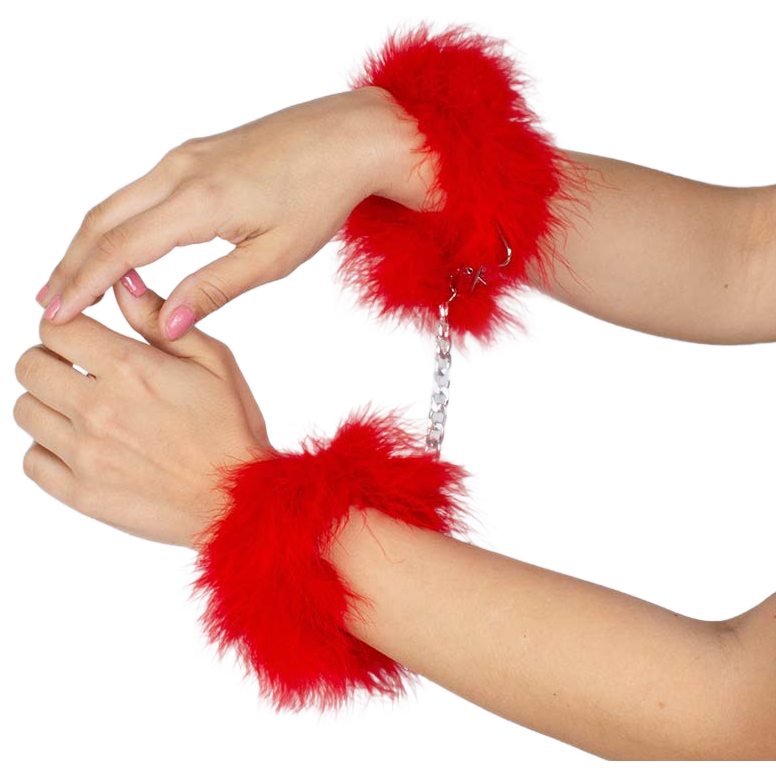 Gioco Segreto Manette Marabou - Accessorio intimo - nella confezione