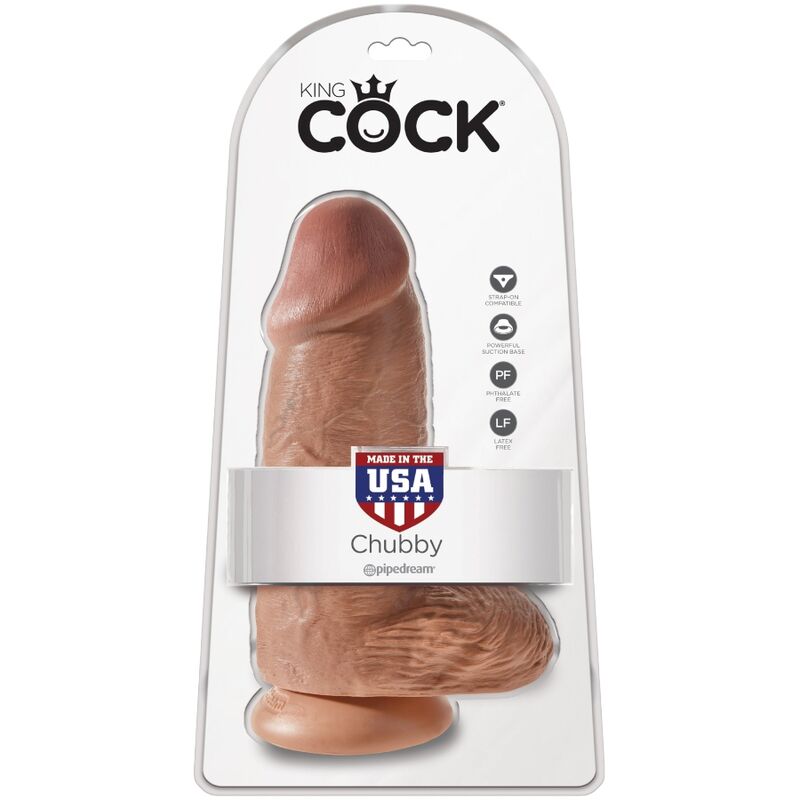 King Cock Chubby 23 CM Caramel - Accessorio intimo - retro