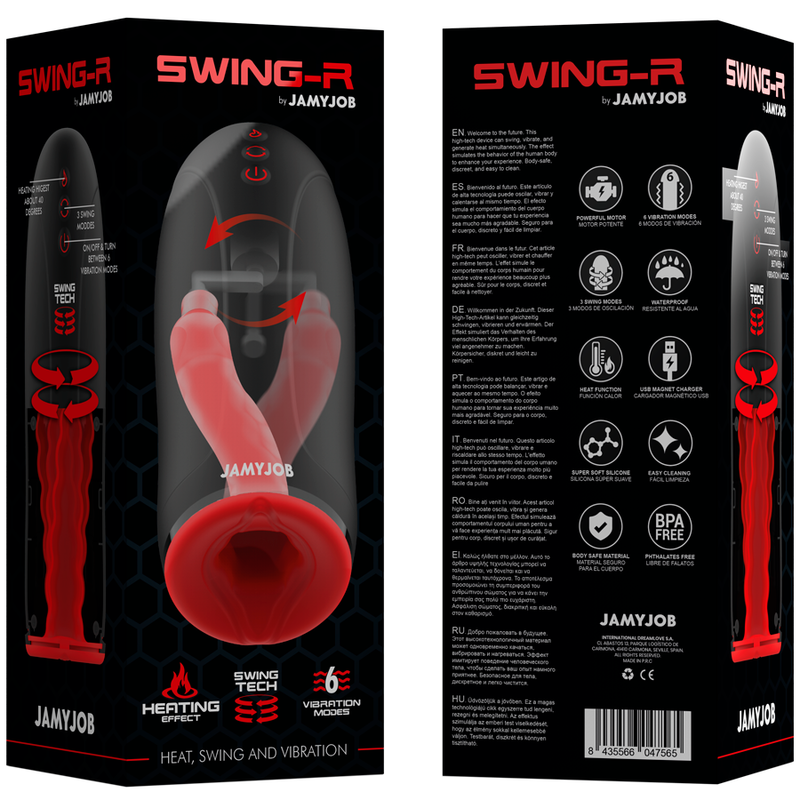 Jamyjob Effetto Riscaldante Swing R Swing Tech - Dispositivo per uomo - vista frontale