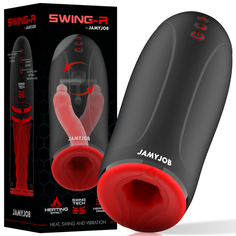 Jamyjob Effetto Riscaldante Swing R Swing Tech - Dispositivo per uomo - vista laterale