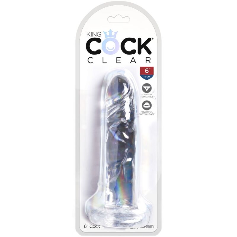 King Cock Clear - Accessorio intimo, colore 15.5 trasparente - nella confezione