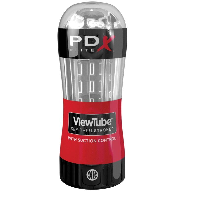 Pdx Elite Stroker Viewtube Control Aspirazione - Dispositivo per uomo - vista laterale
