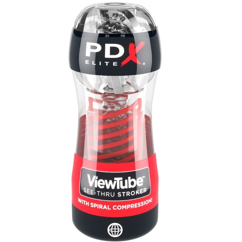 Pdx Elite Stroker Viewtube 2 Compressione Spirale - Dispositivo per uomo