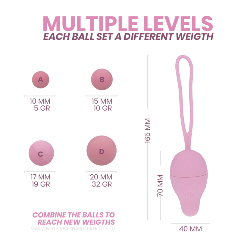 Intimichic Salute - Palline Kegel - dettaglio