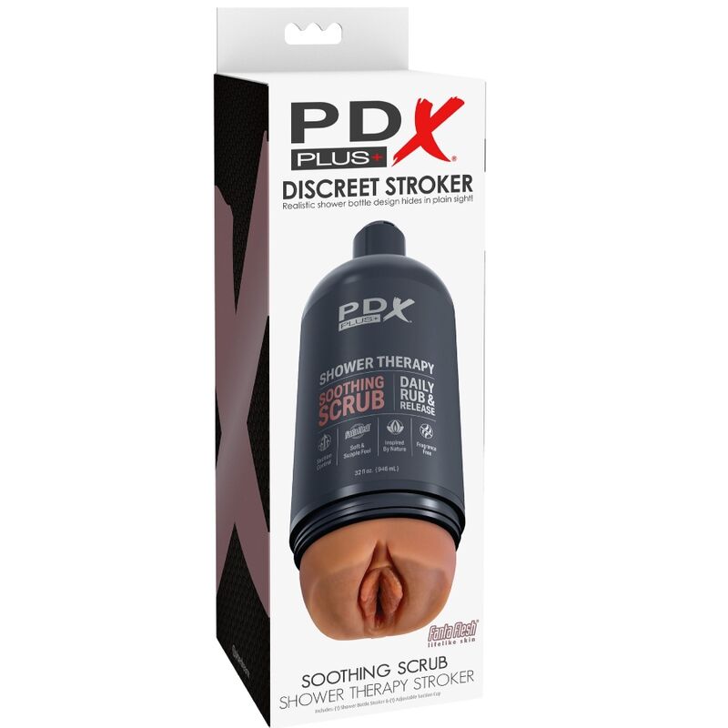 Pdx Plus Stroker Design Discreto - Dispositivo per uomo, colore standard - in mano per le dimensioni